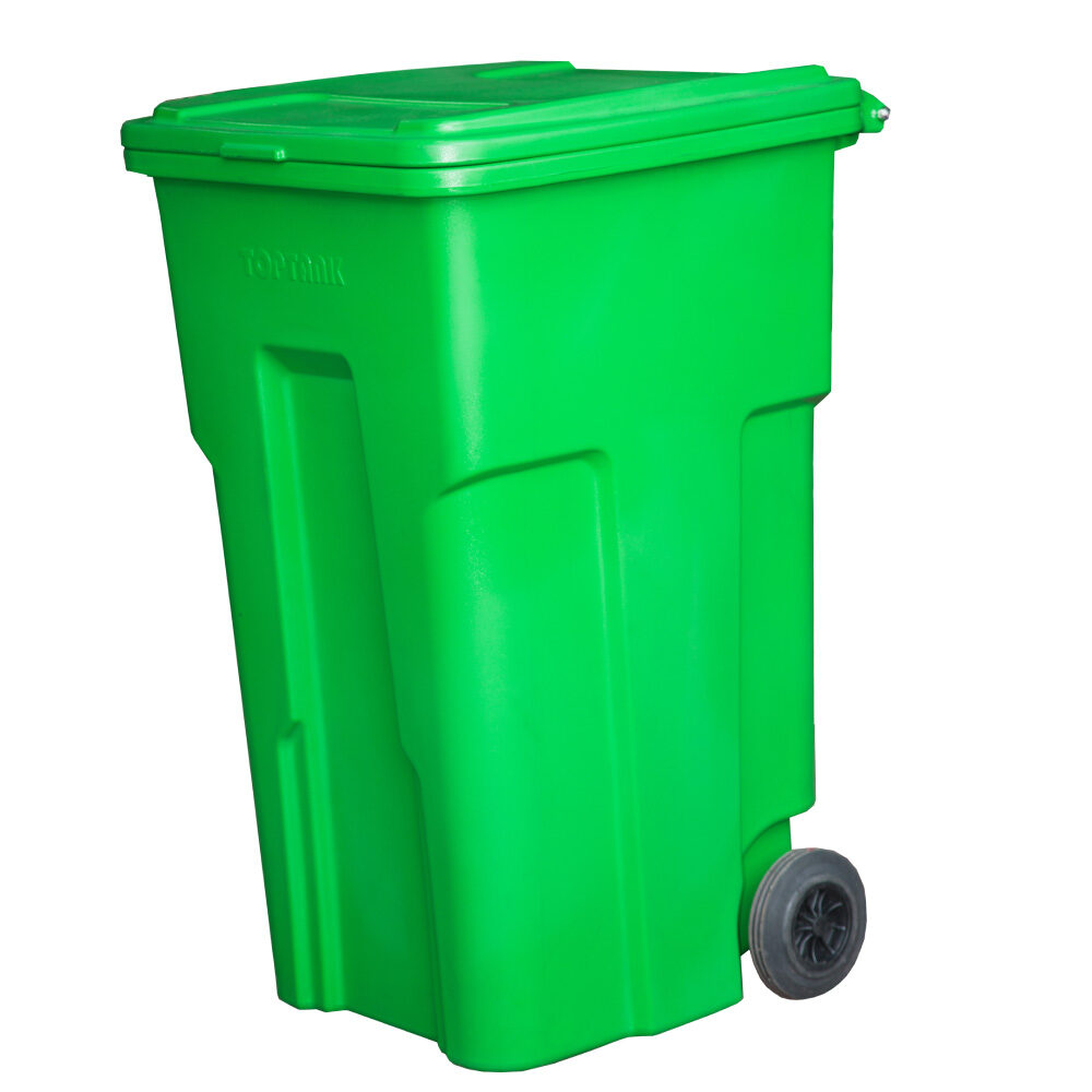 360litre Garbage Bin with Wheels TopTank