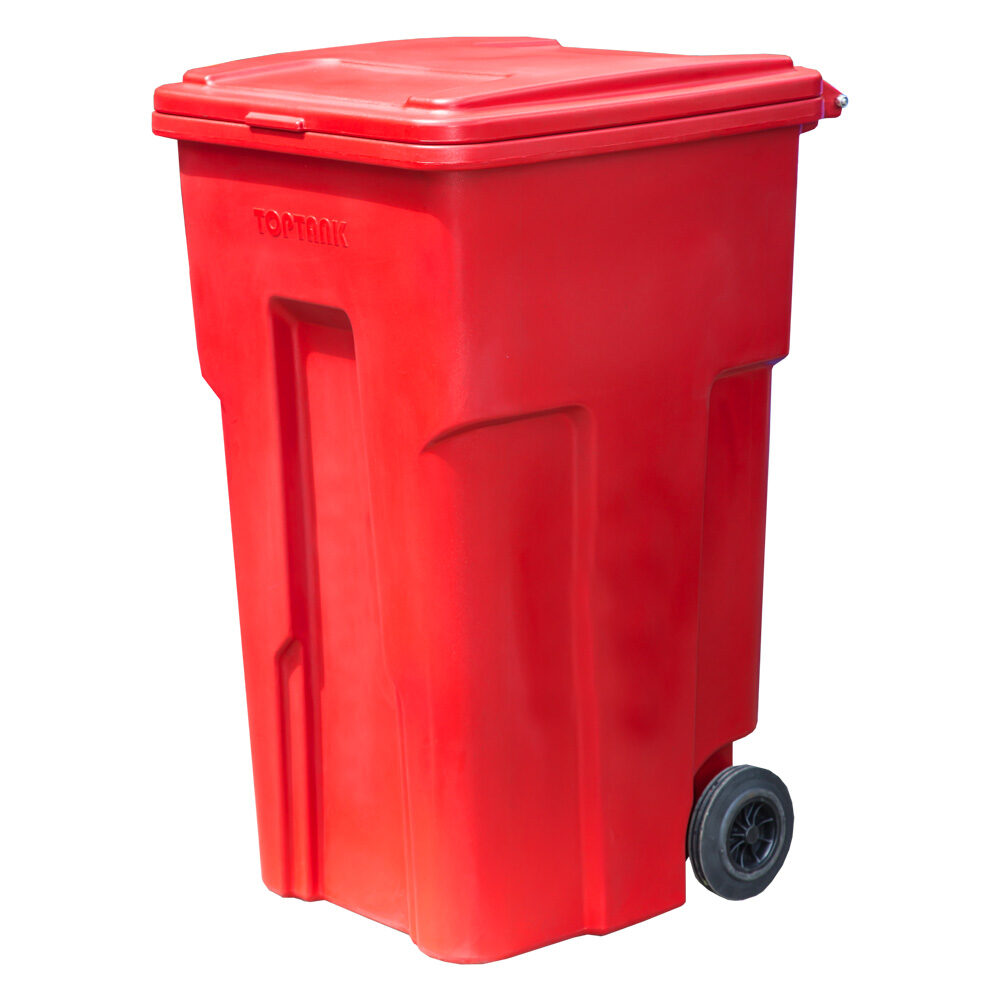 360litre Garbage Bin with Wheels TopTank
