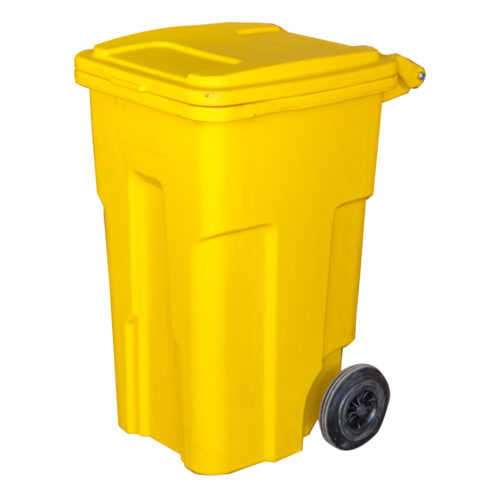 90litre Garbage Bin With Wheels & Handle